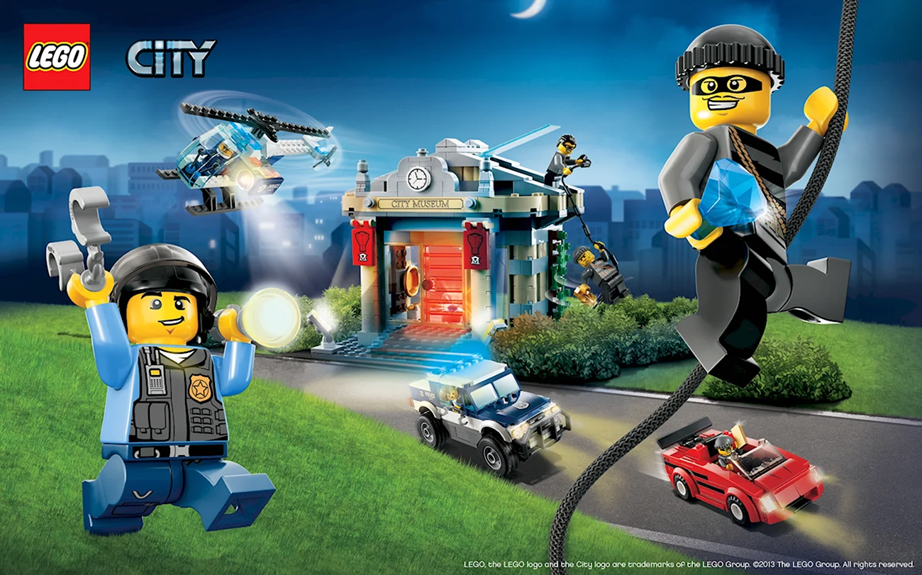 LEGO City мультфильм полиция. Картинка из мультфильма