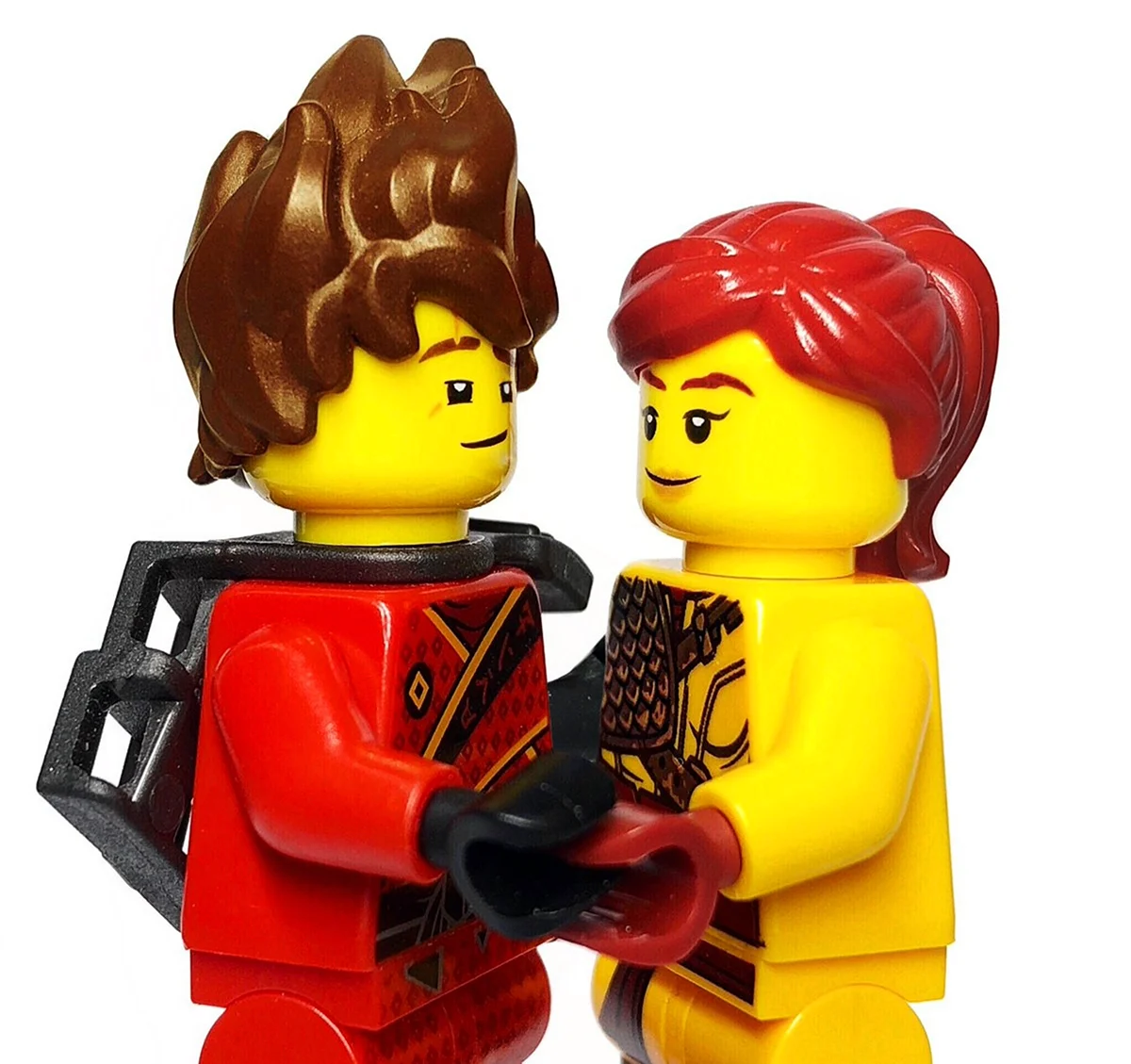 Лего Ниндзяго Кай и Скайлер. Картинка из мультфильма