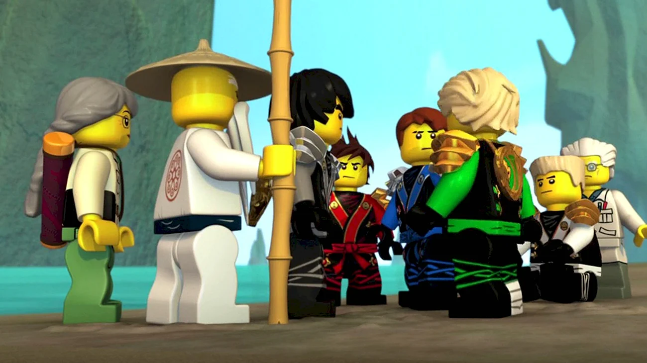 LEGO Ниндзяго мастера Кружитцу. Картинка из мультфильма