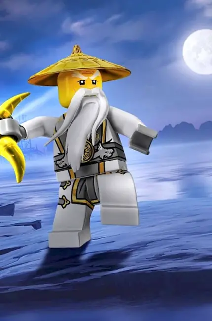 Лего Ниндзяго сенсей ву. Картинка из мультфильма