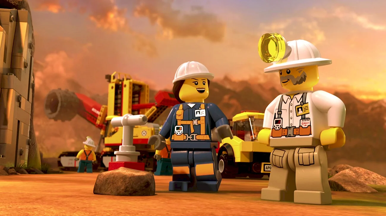 Лего Сити мультфильм. Картинка из мультфильма