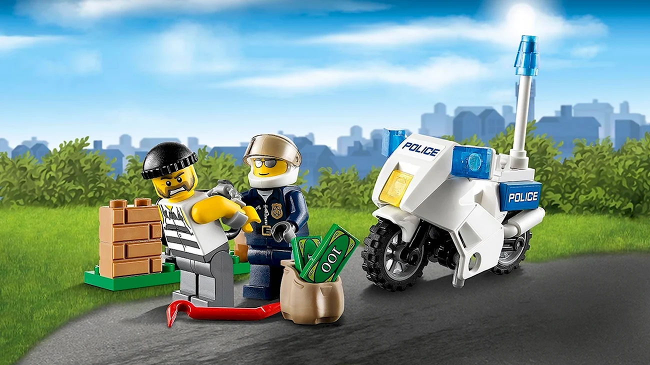 Лего Сити полиция 60041. Картинка из мультфильма