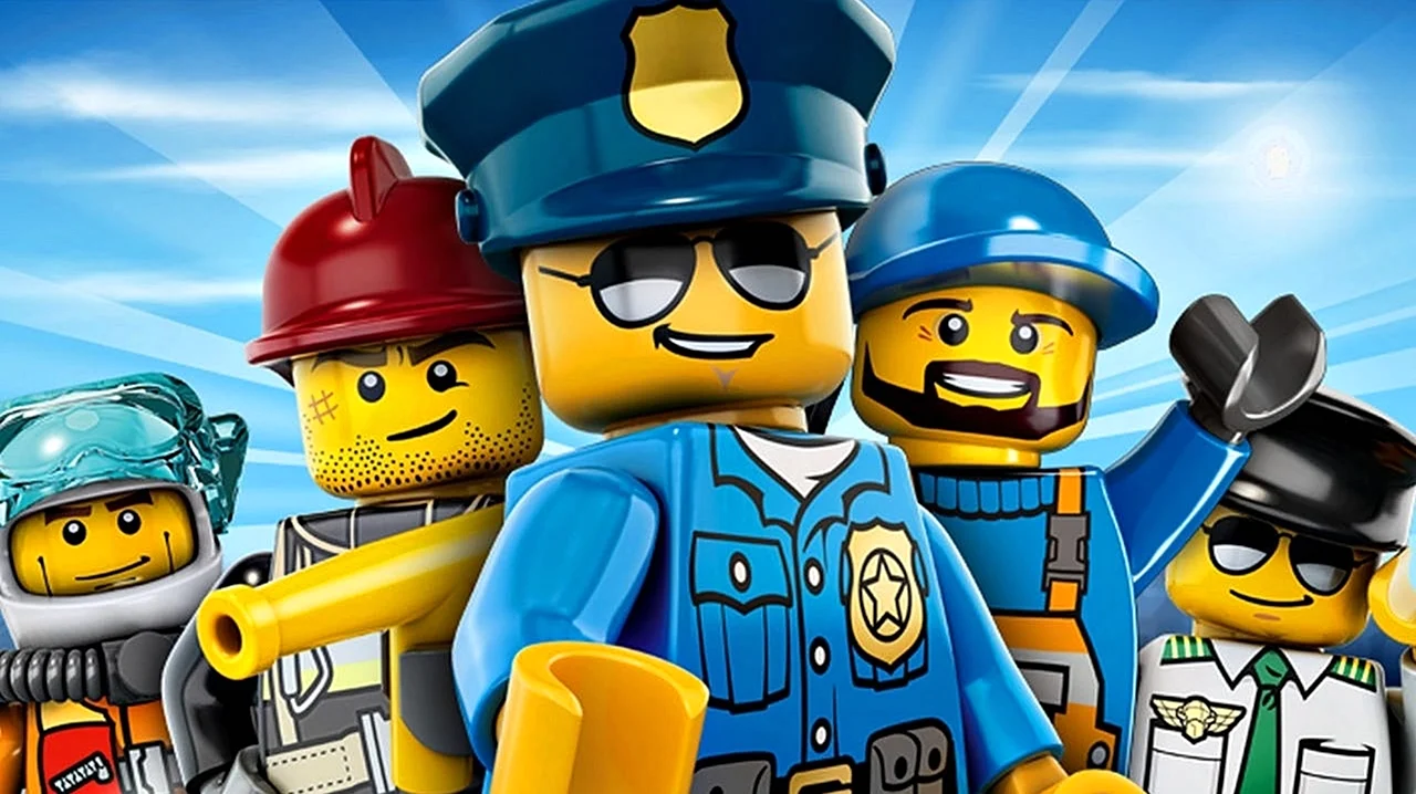 Лего Сити полиция мультфильм. Картинка из мультфильма