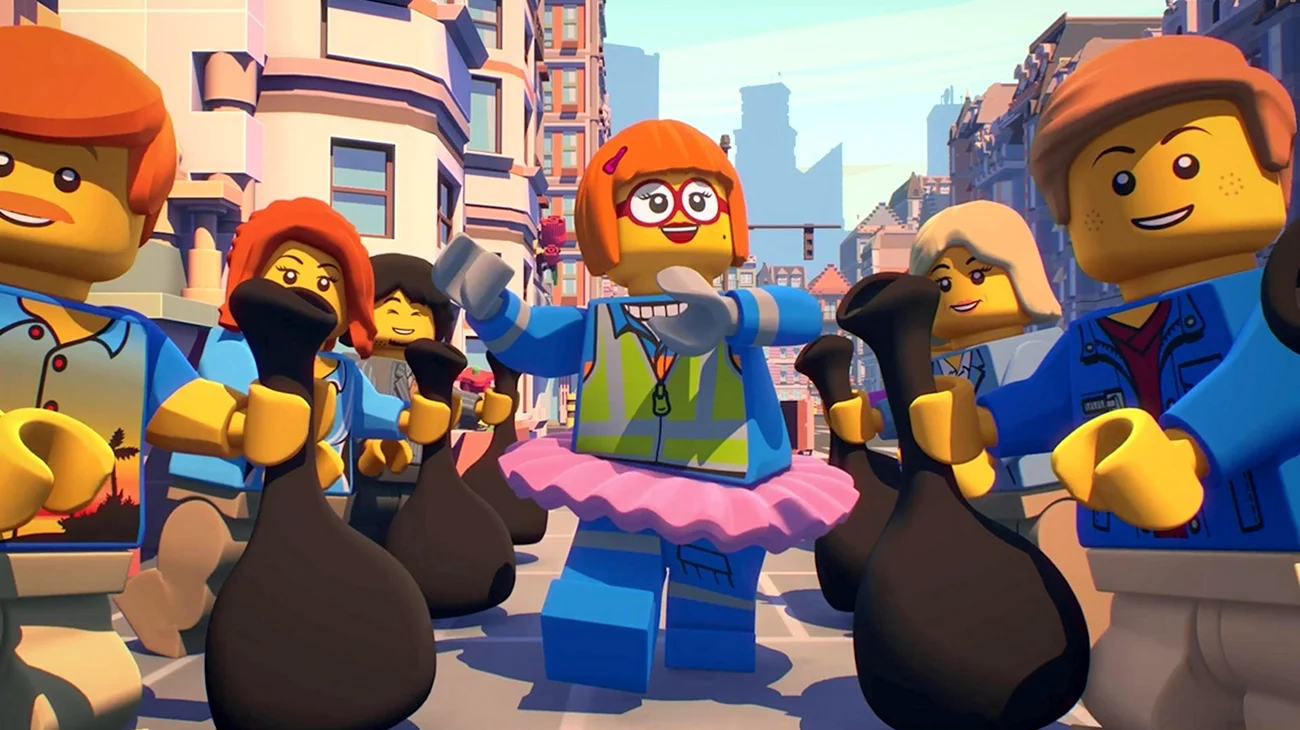 Лего Сити приключения Ширли кипер. Картинка из мультфильма