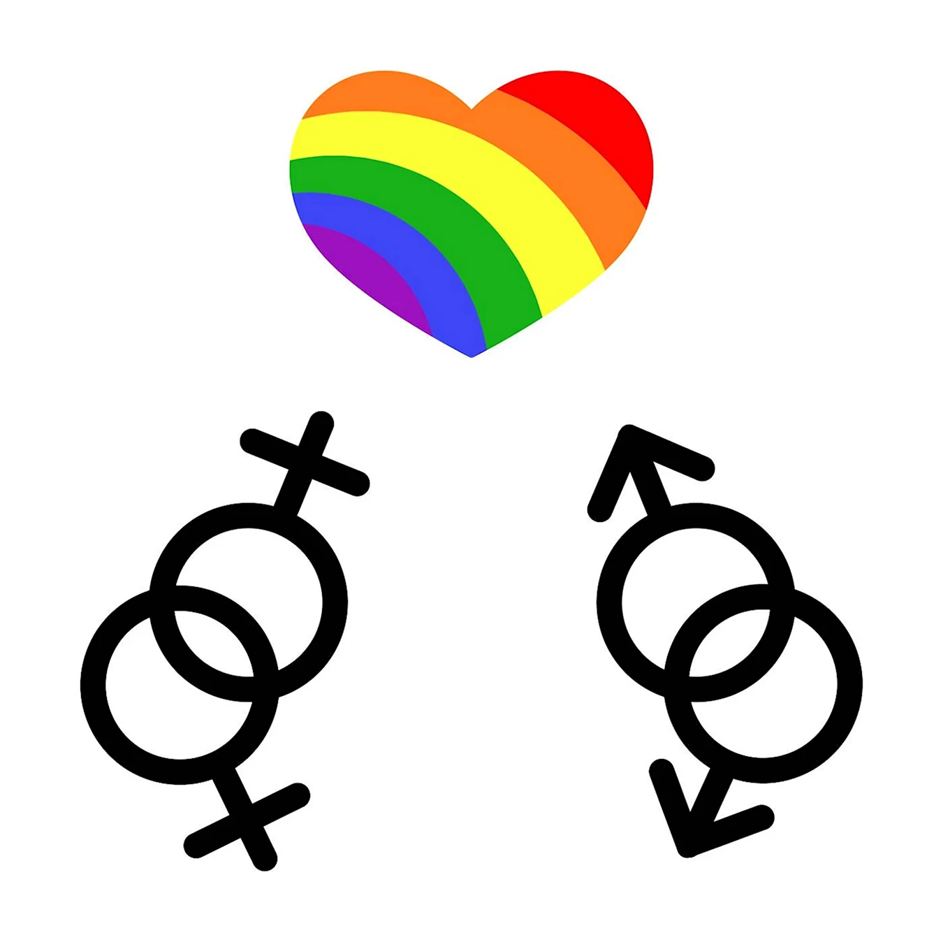 ЛГБТ рисунки лёгкие. Для срисовки
