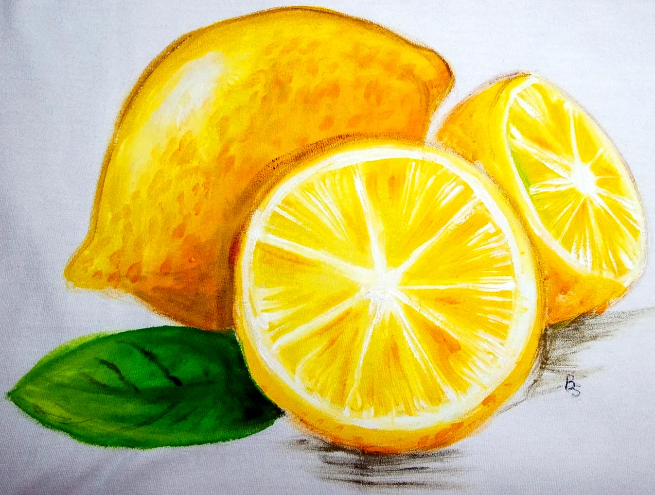 Лимон рисунок. Для срисовки
