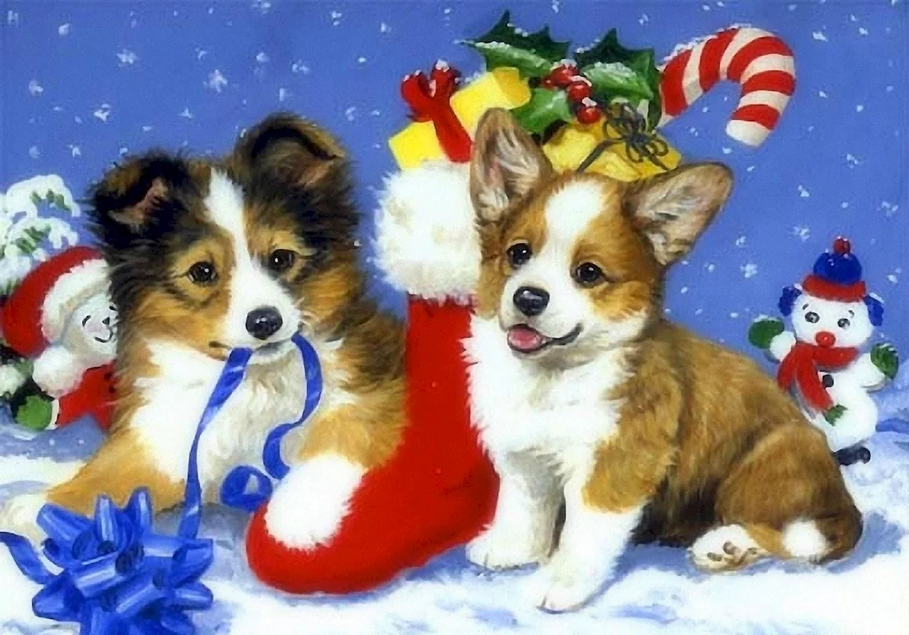 Линда Пикен картины Рождество. Картинка