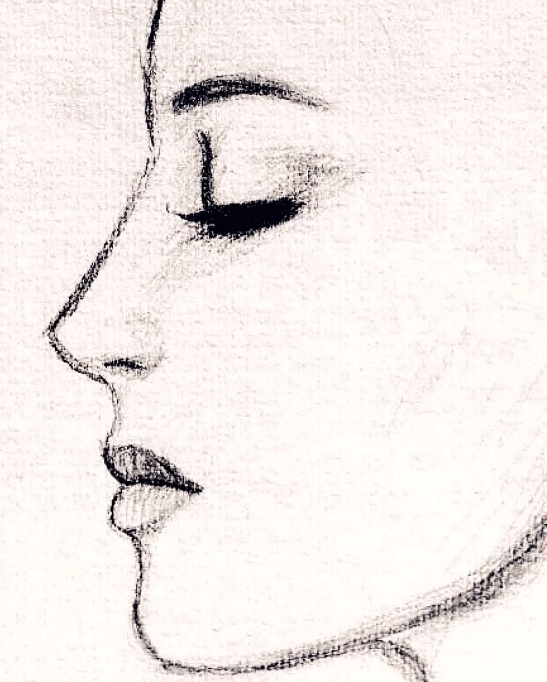 Лицо девушки рисунок карандашом. Для срисовки