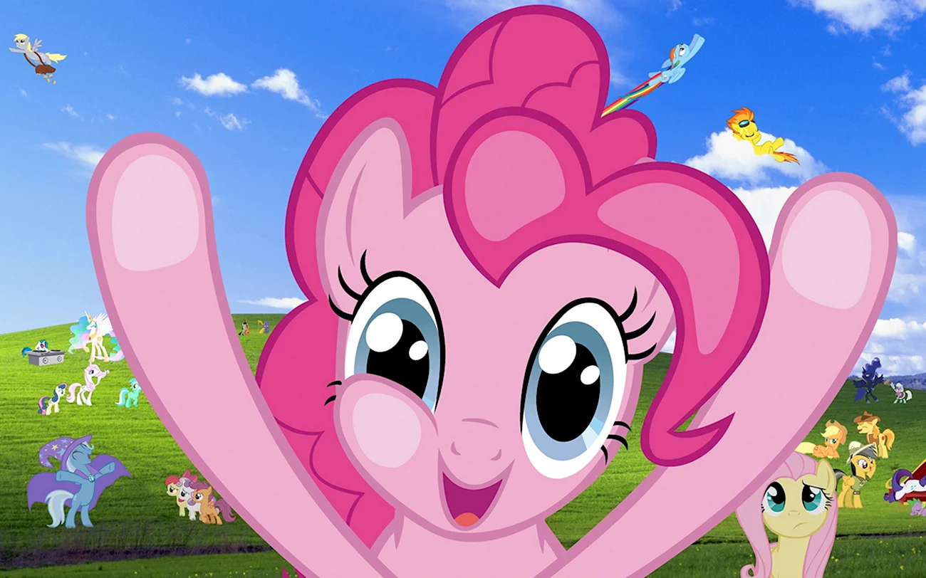 Little Pony Пинки Пай. Картинка из мультфильма