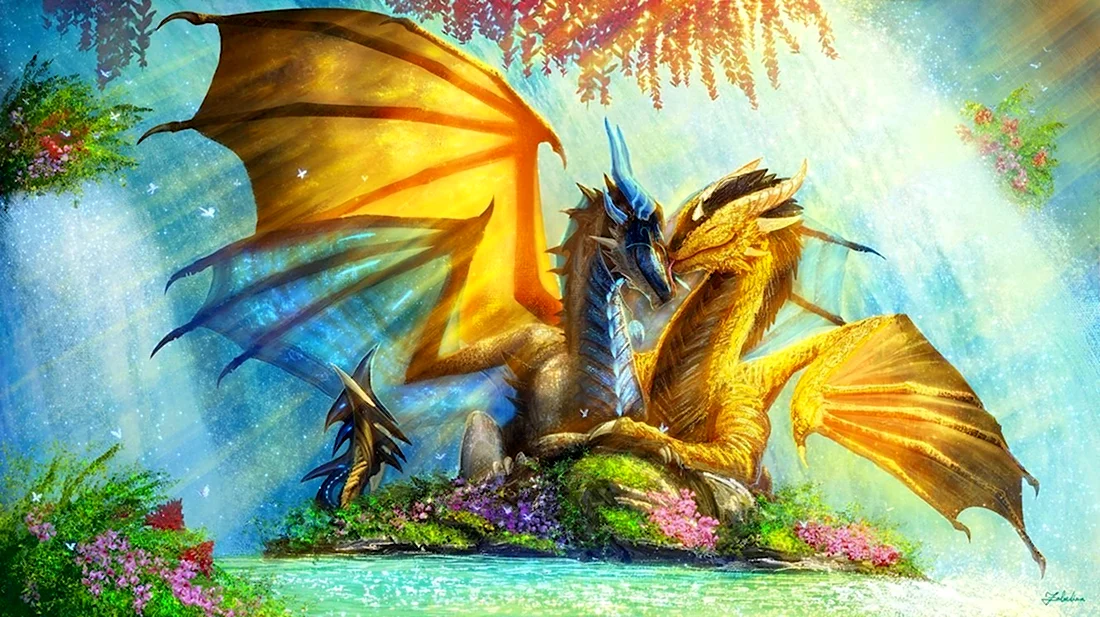 Лорд Наавир золотой дракон. Красивые картинки животных