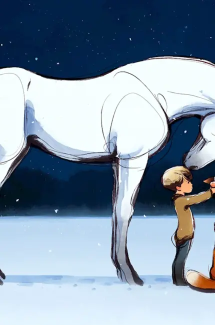 Лошадь яблоки YCH. Картинка из мультфильма