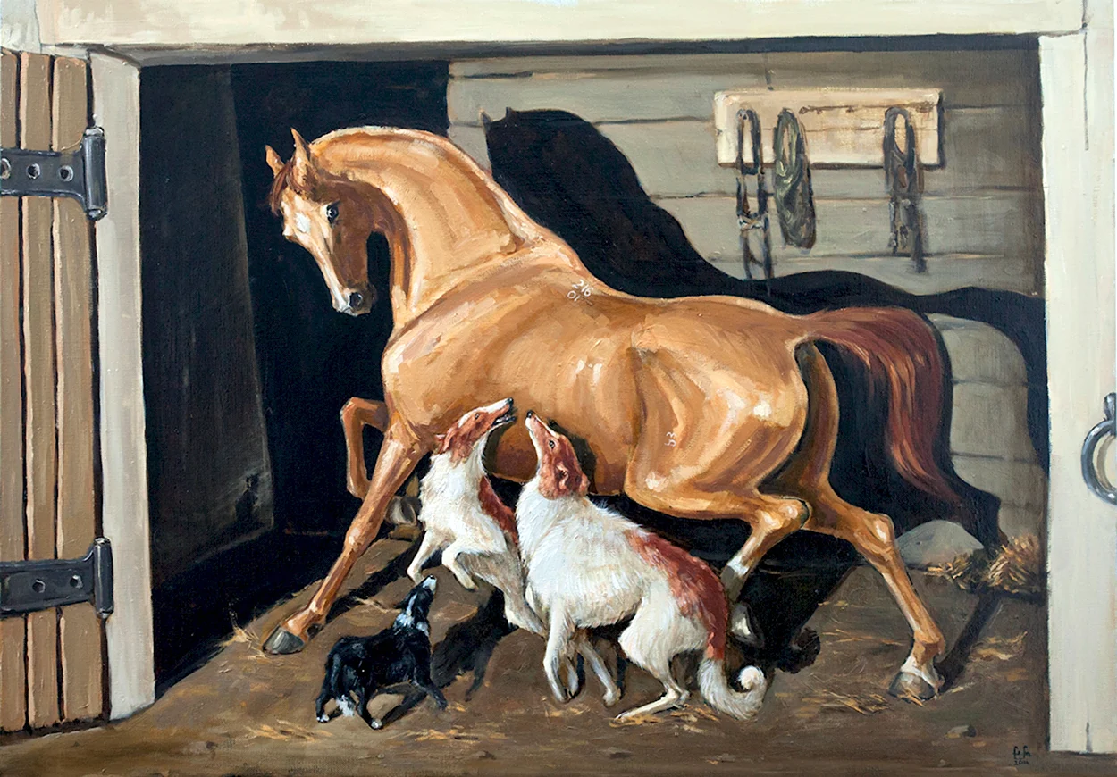 Лошади на картинах великих художников. Красивое животное