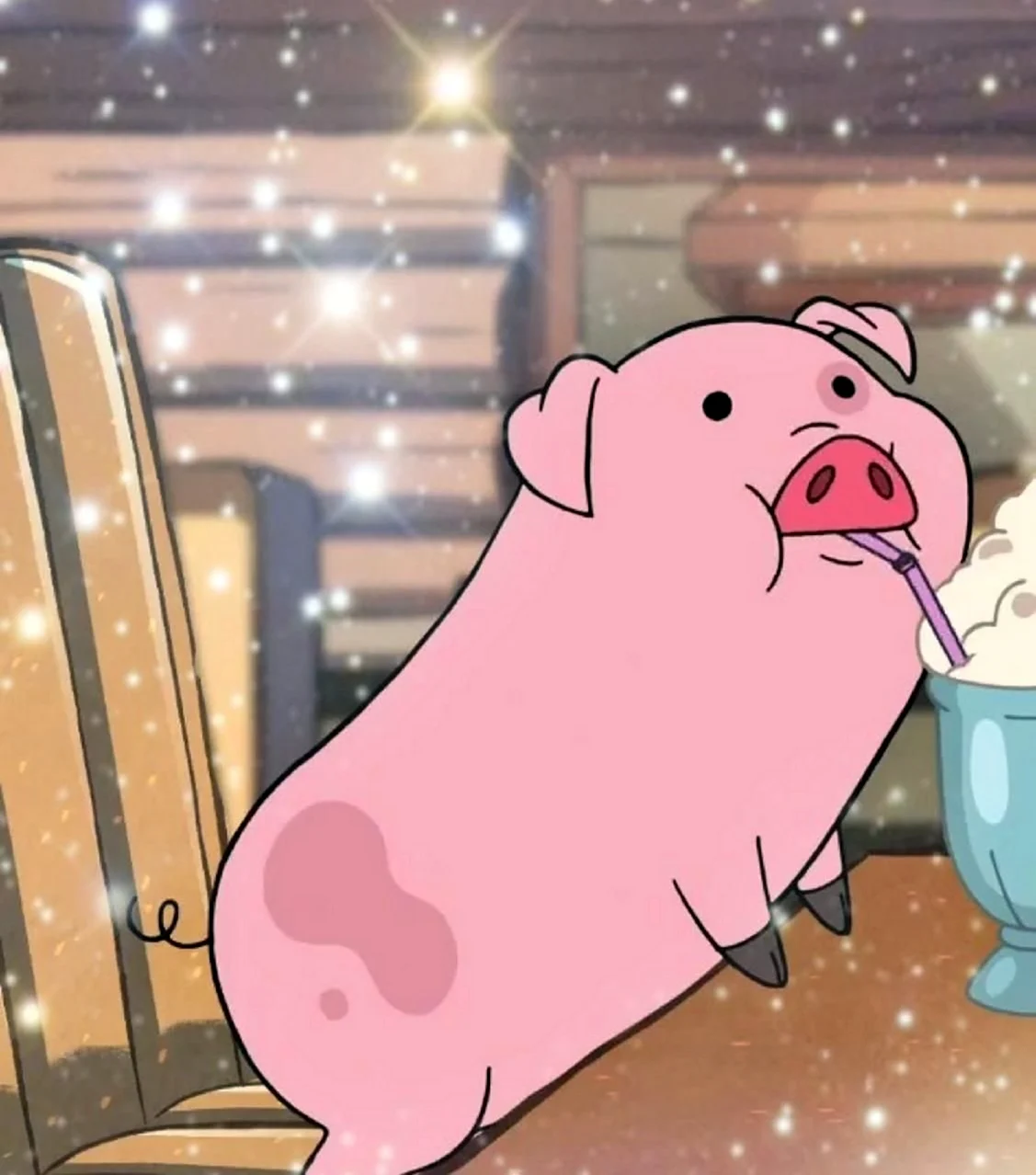 Mabel and Pig. Картинка из мультфильма