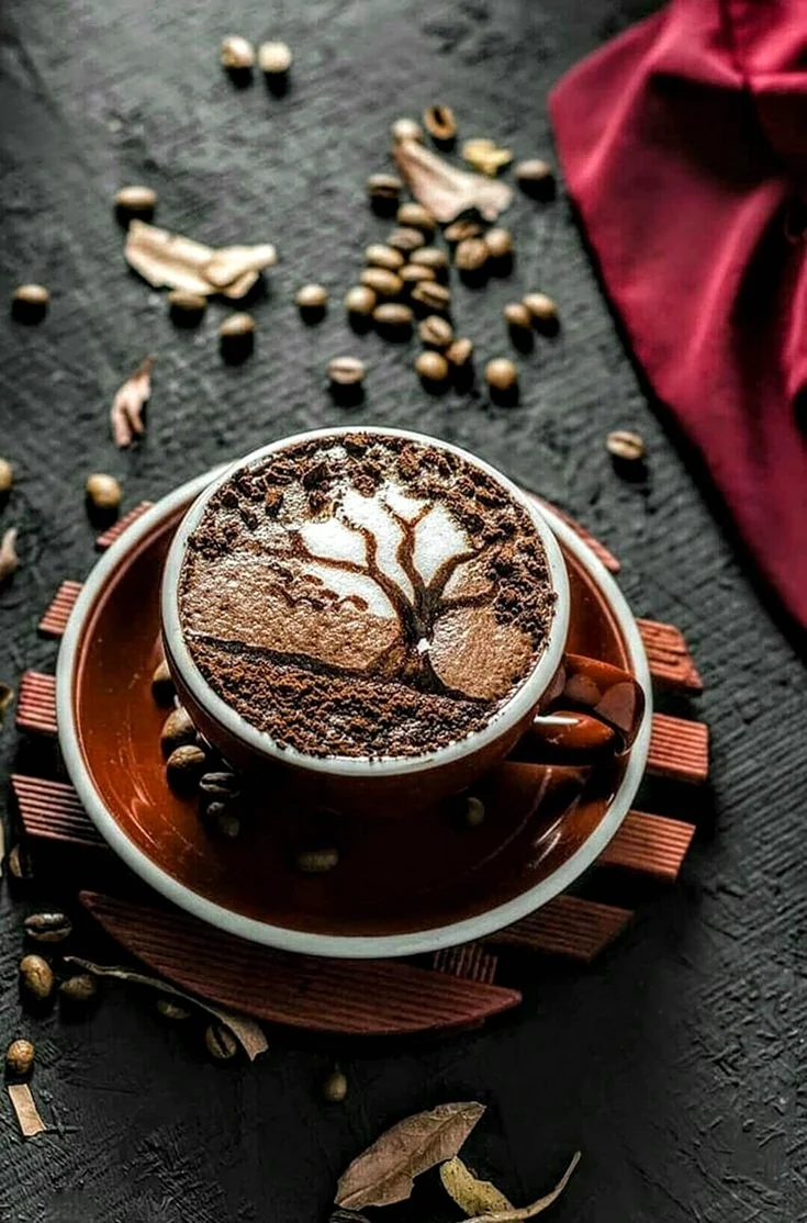 Магия кофе. Красивая картинка