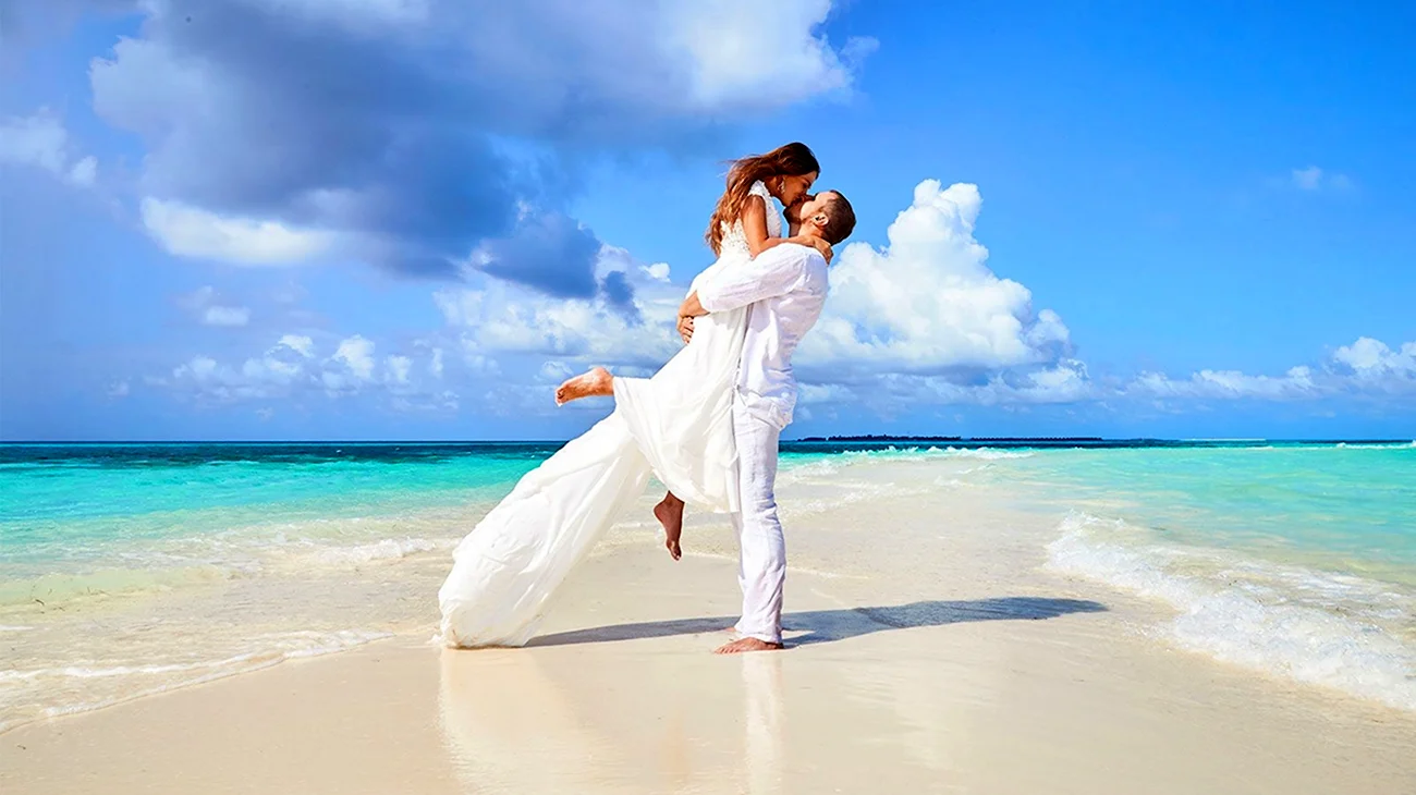 Мальдивы Куреду свадьба. Красивая картинка