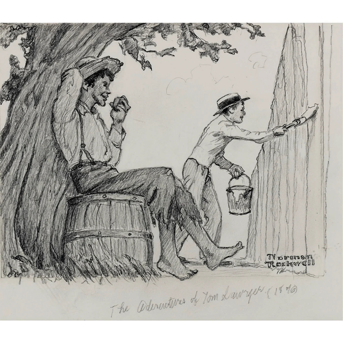 Марк Твен приключения Тома Сойера раскраска