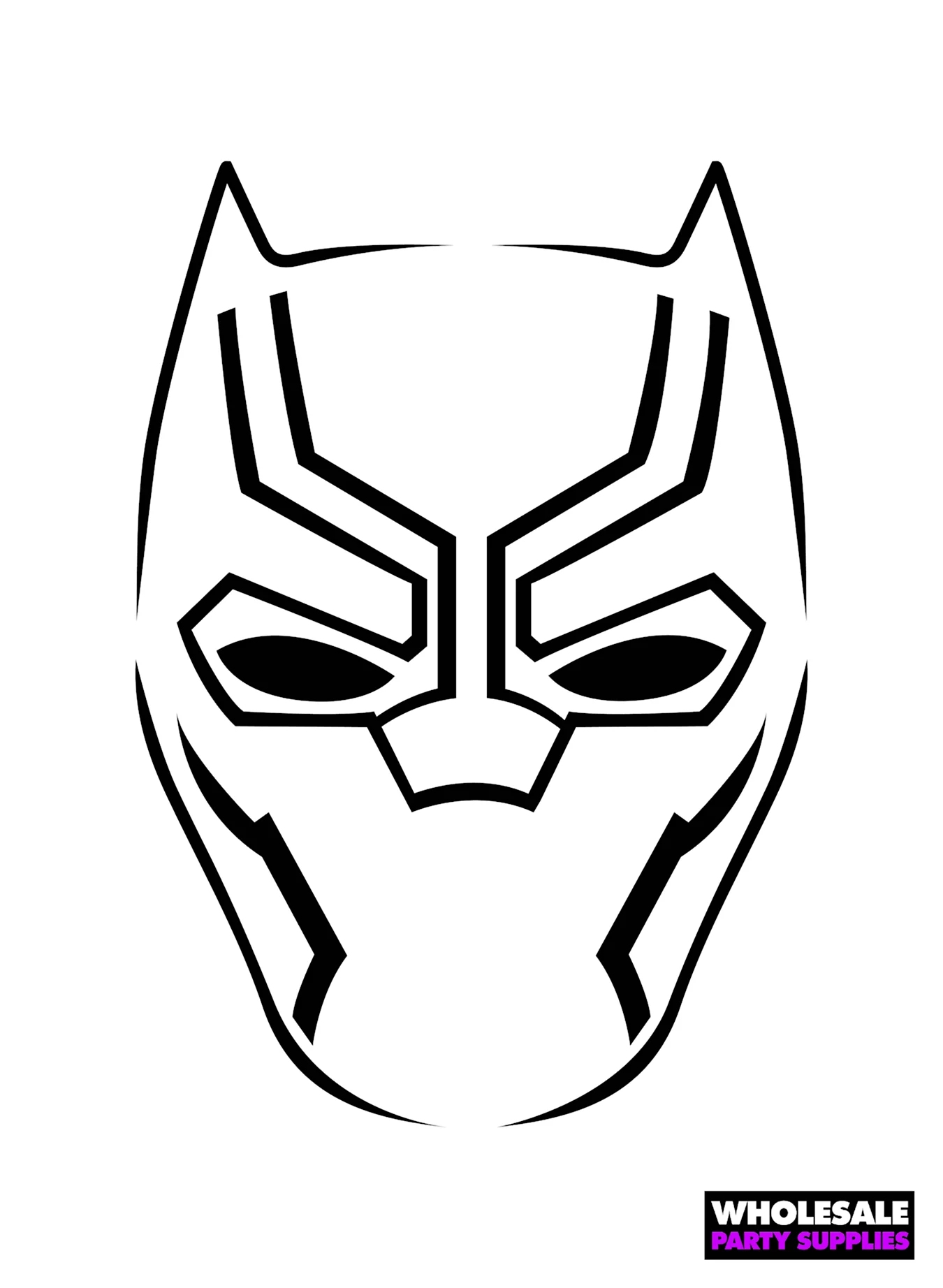 Марвел раскраска черная пантера маска маска. Для срисовки