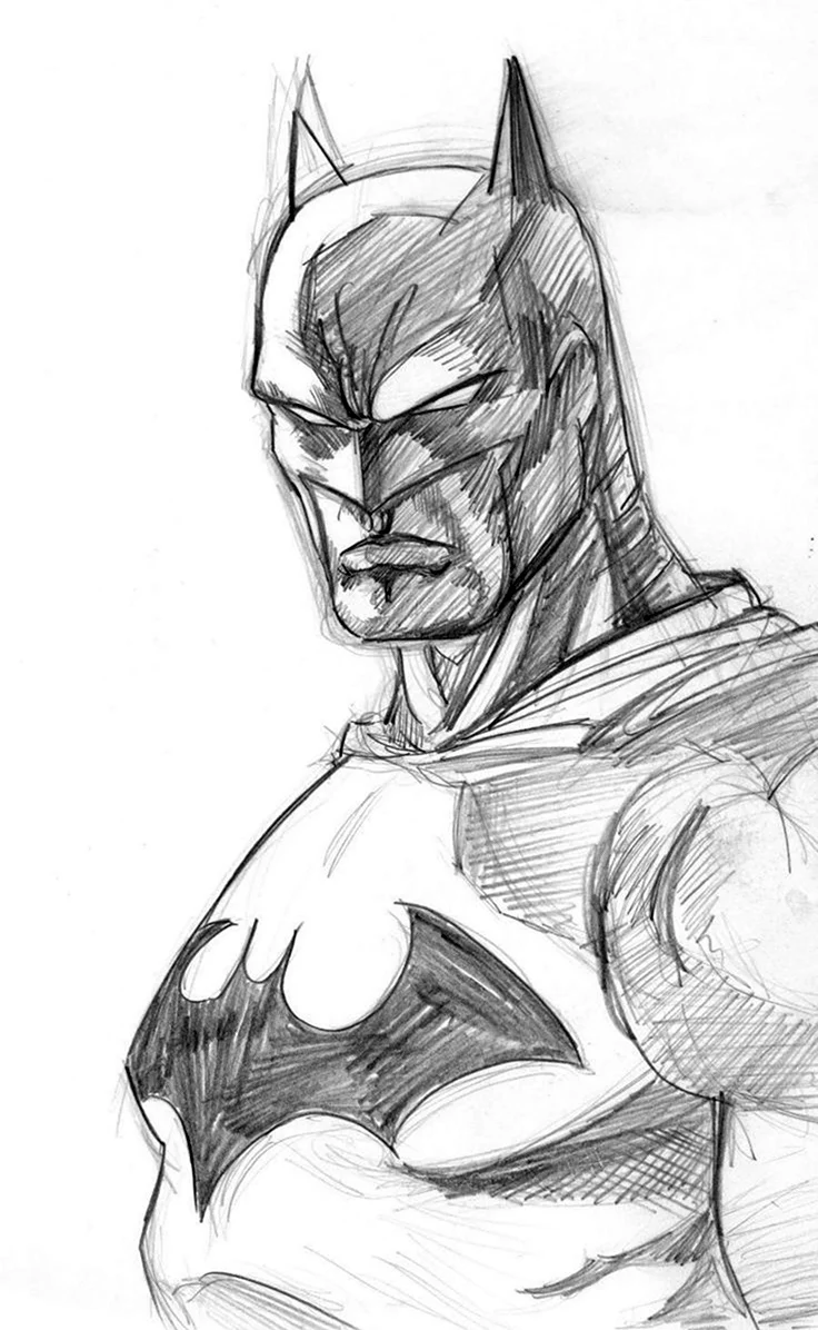 Марвел рисунки карандашом Бэтмен. Для срисовки