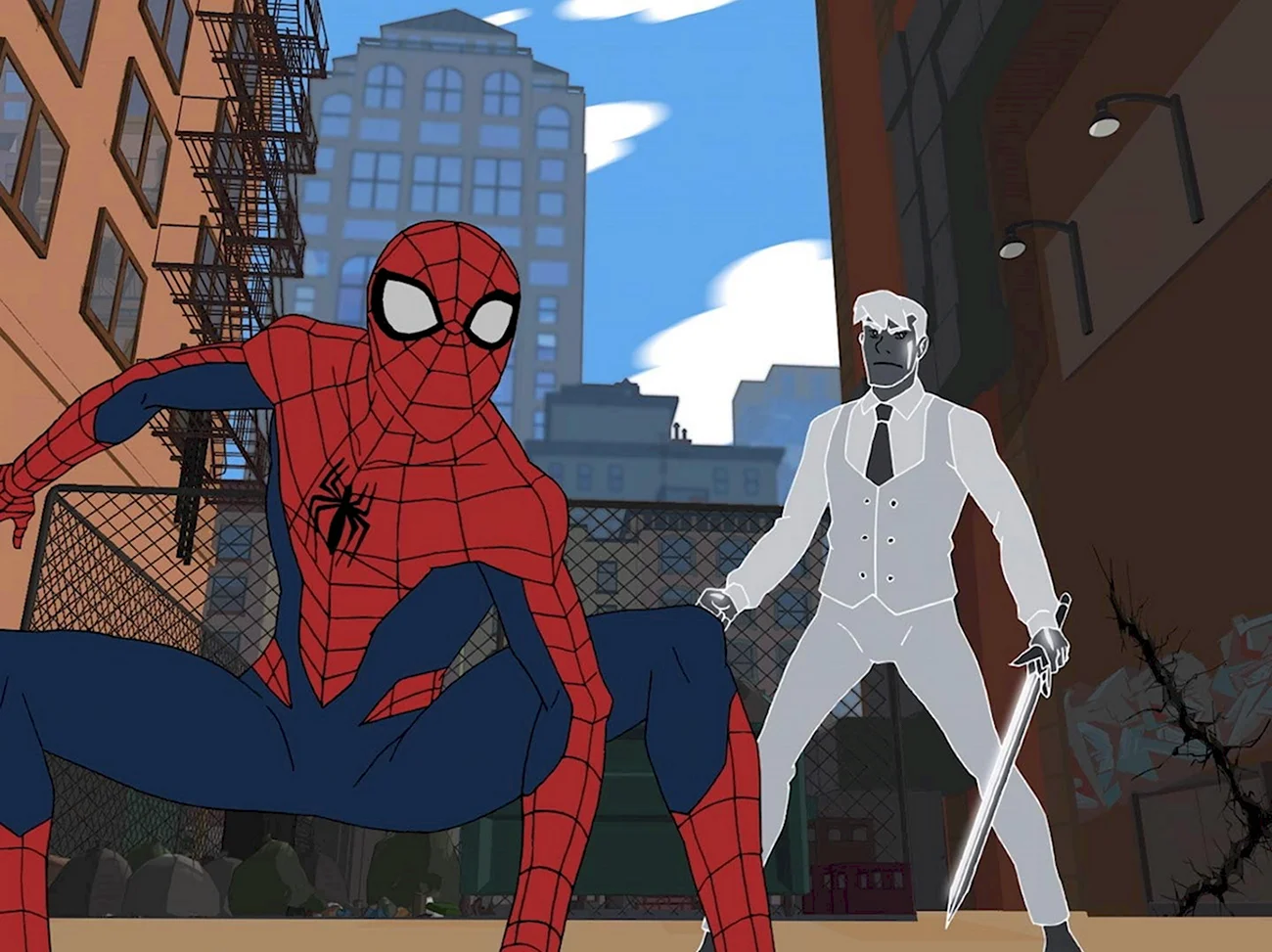 Marvel Spider man 2017. Картинка из мультфильма