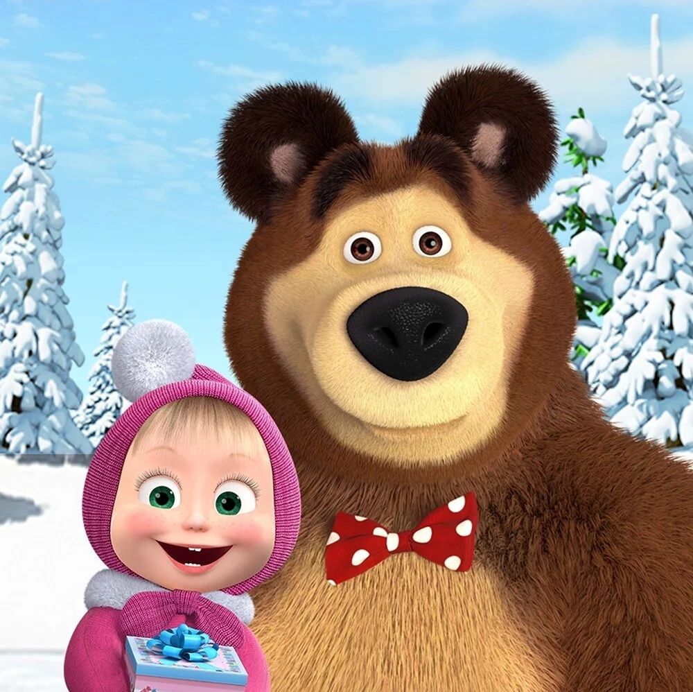 Маша и медведь 2008. Картинка из мультфильма