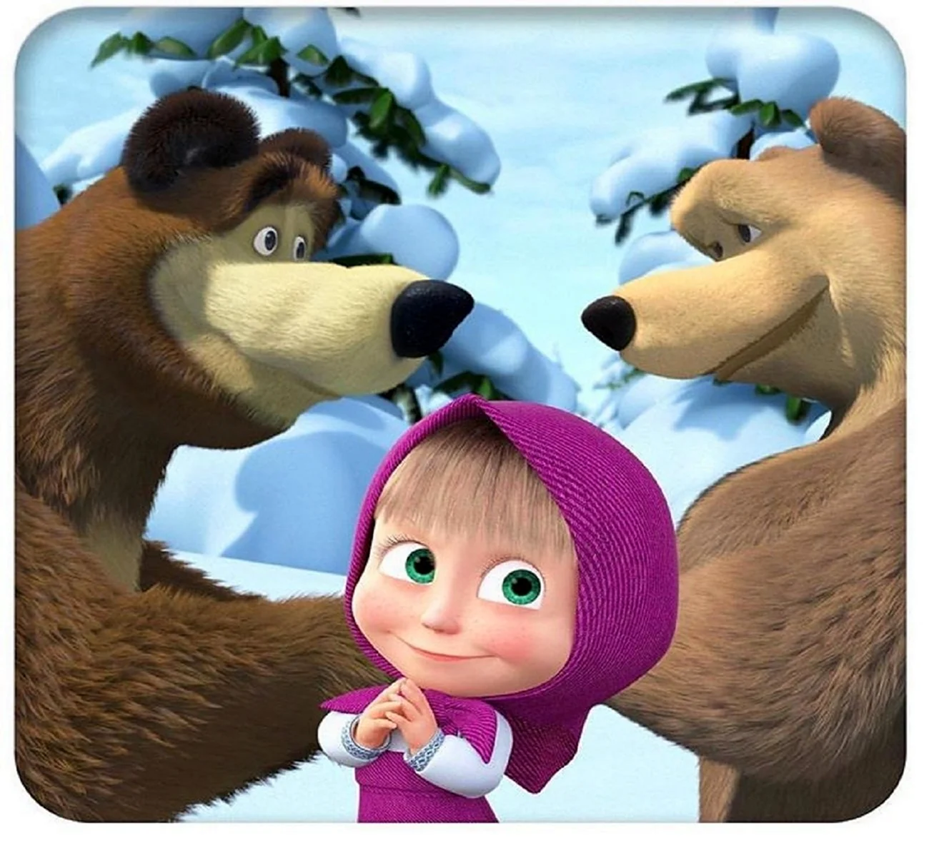 Маша-и-медведь-новые-серии. Картинка из мультфильма