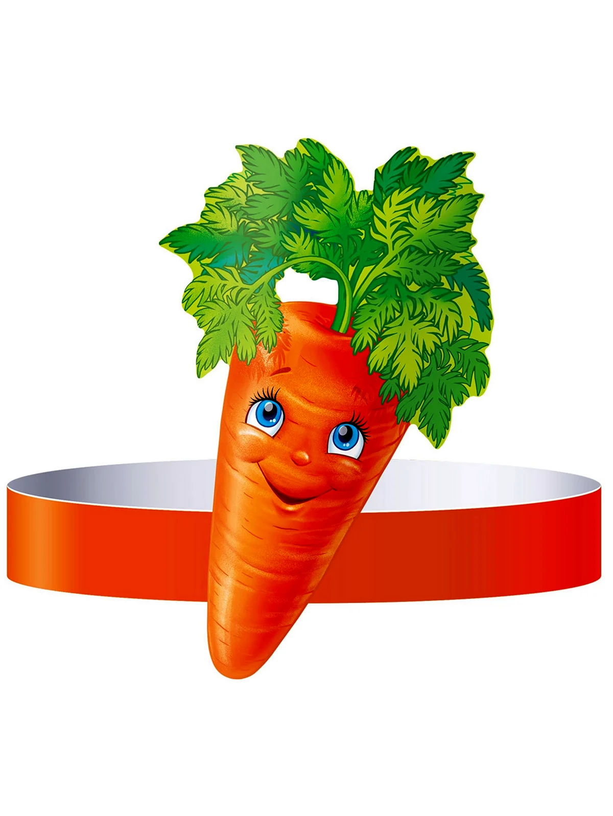 Маска морковь. Картинка