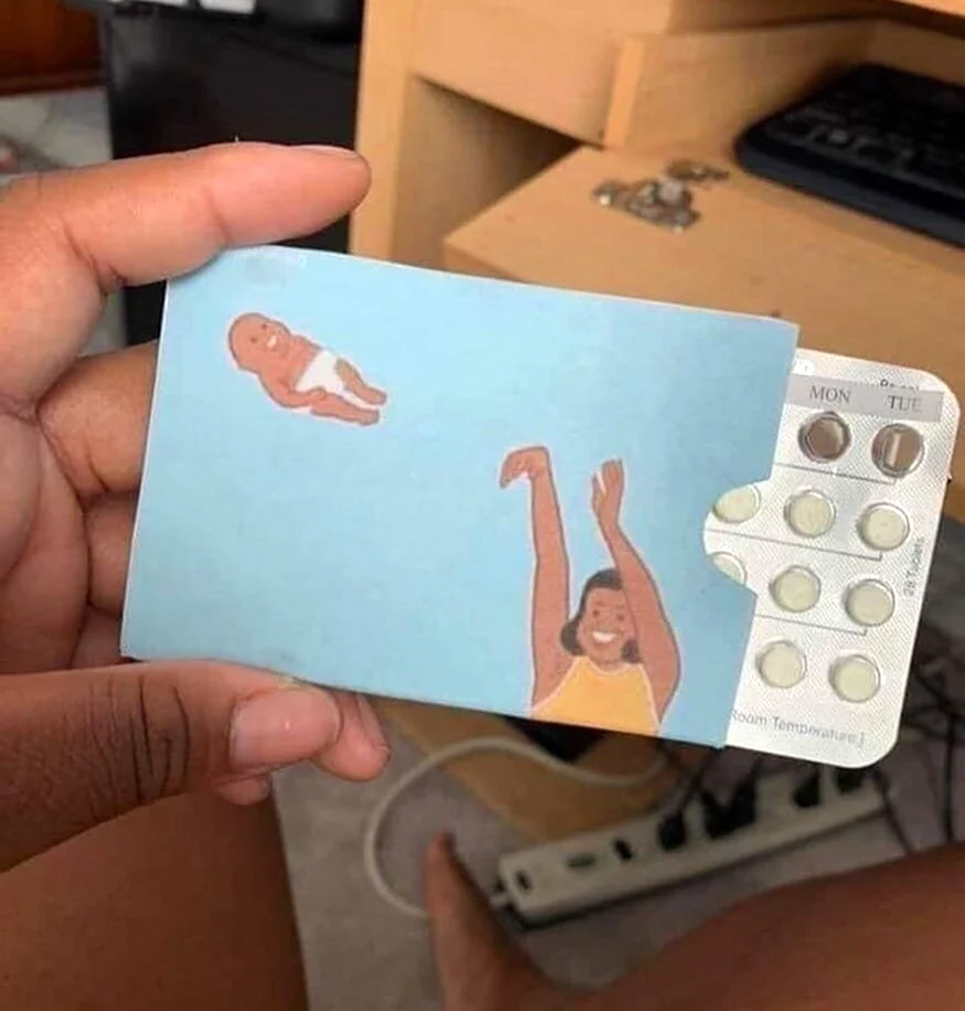 Мемы про контрацептивы. Поздравление