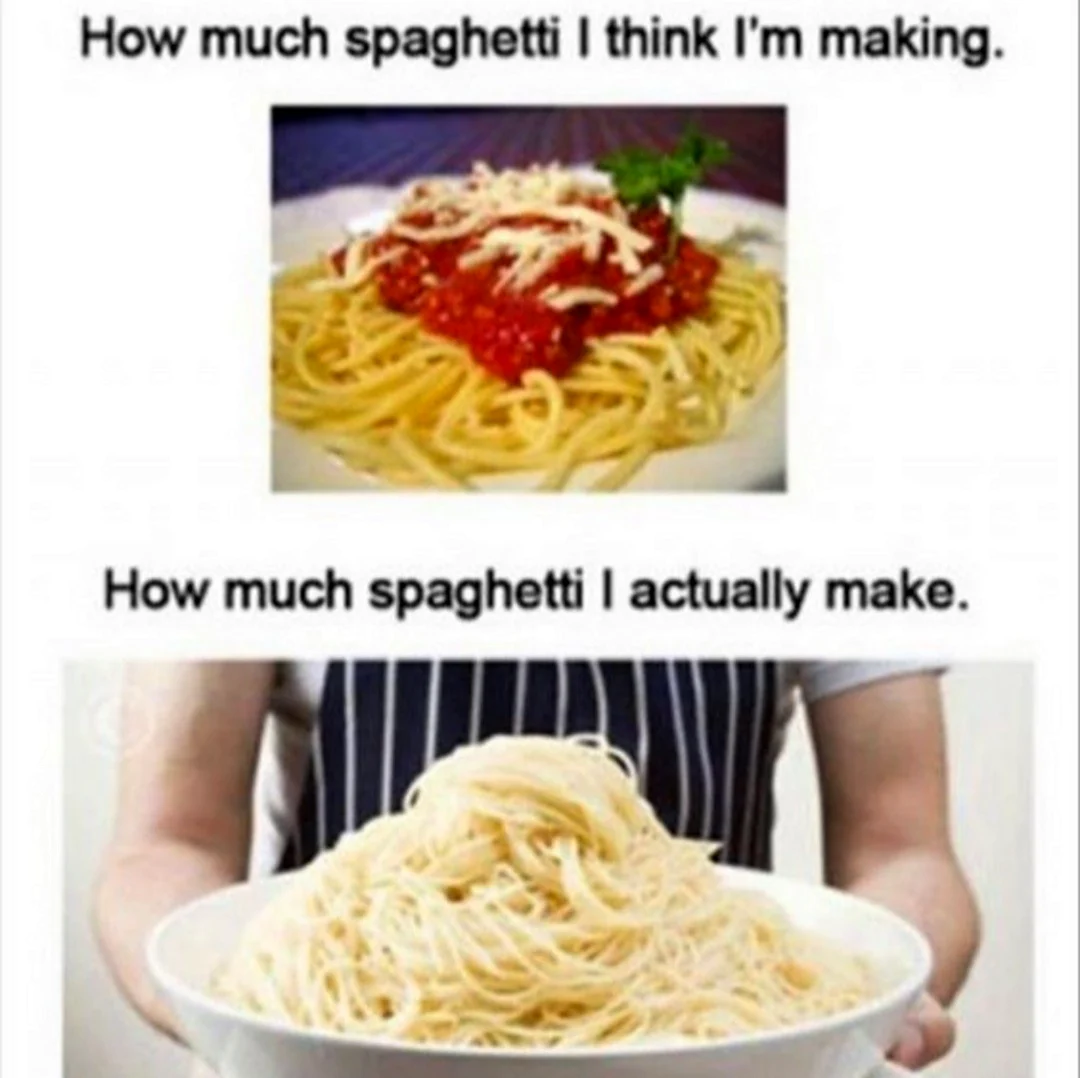 Мемы про макароны. Прикольная картинка