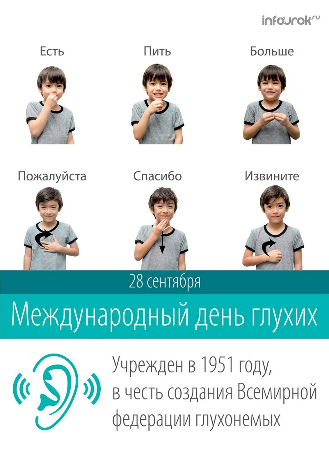 Международный день глухонемых. Поздравление
