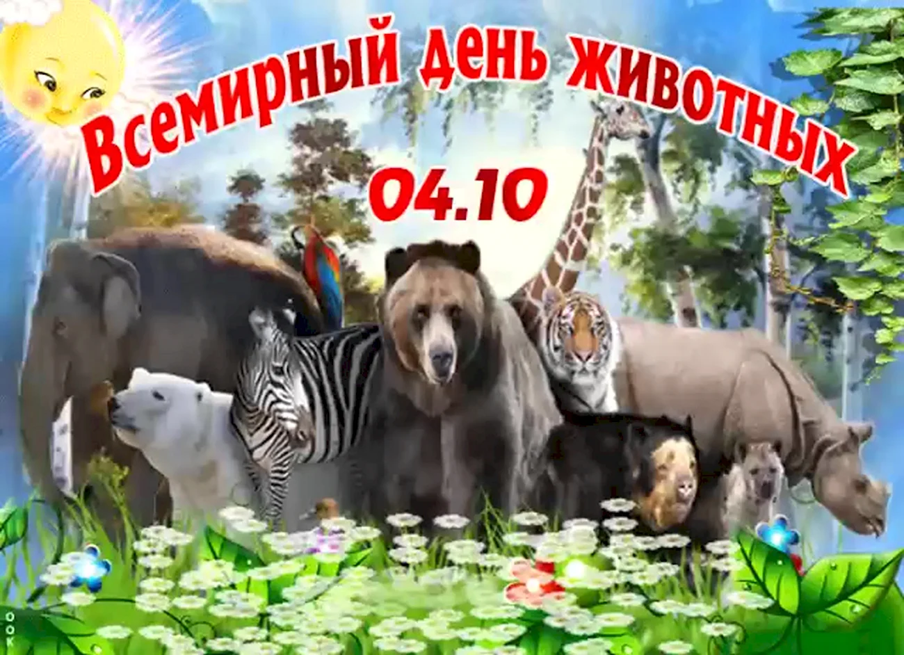 Международный день животных. Поздравление