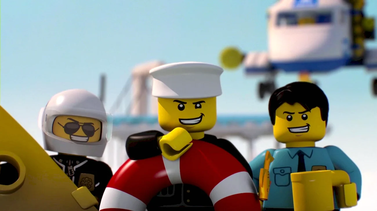 Мультсериал LEGO City. Картинка из мультфильма