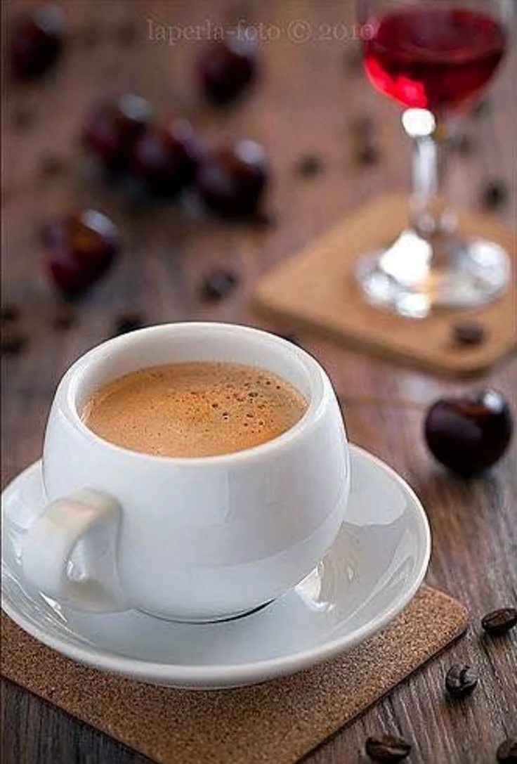 На чашечку кофе…. Открытка с добрым утром