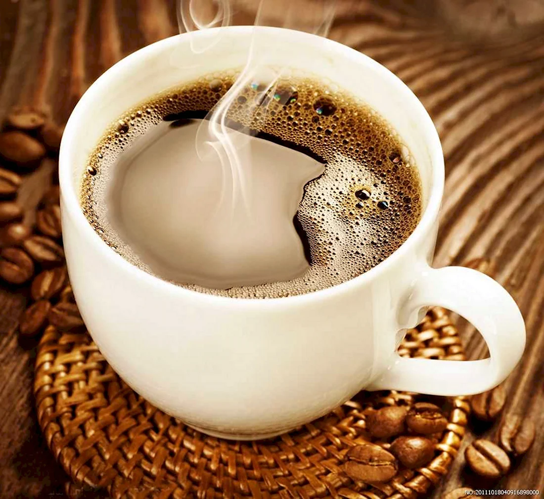 На чашечку кофе…. Открытка с добрым утром