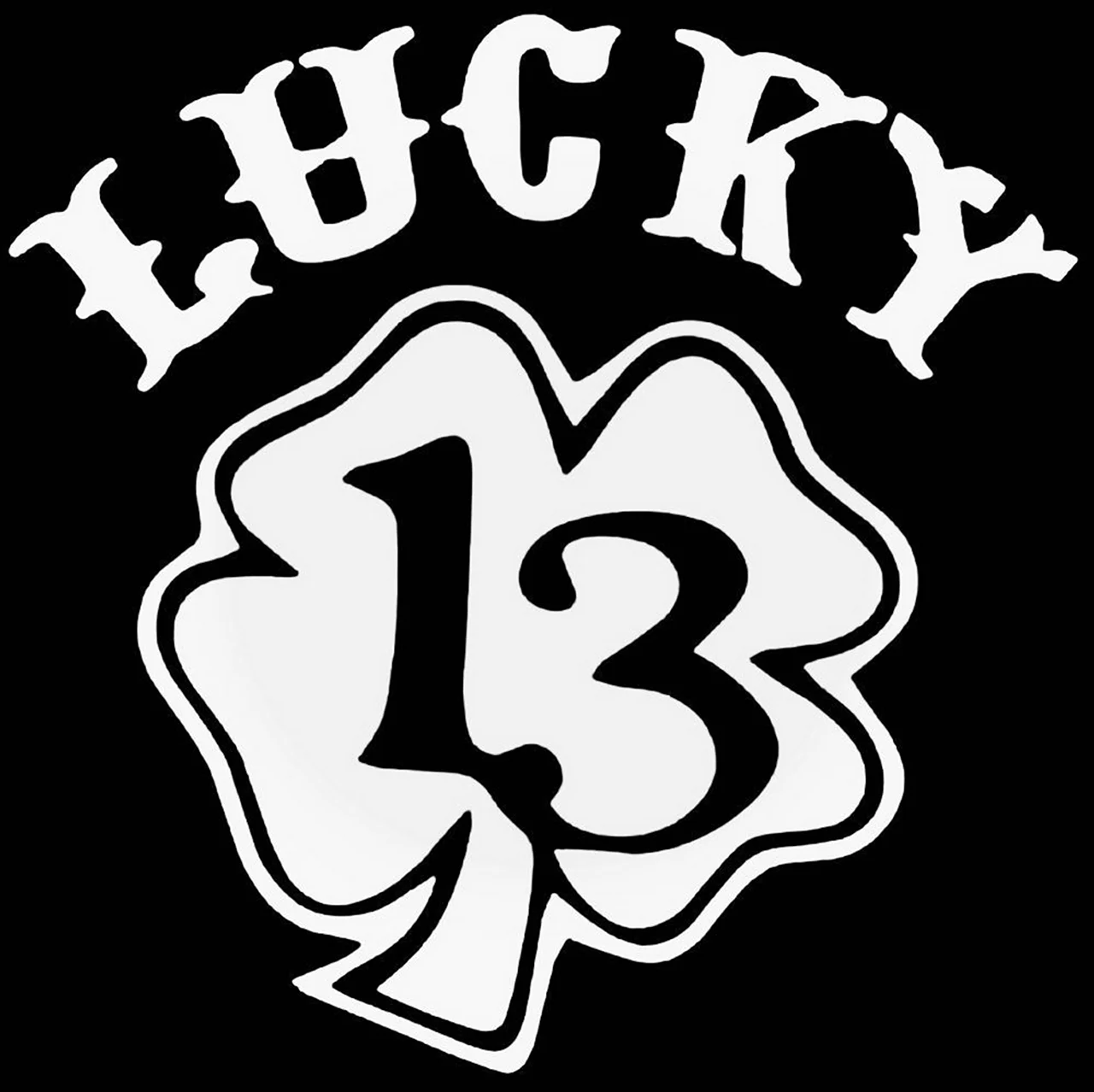 Наклейка Lucky 13. Картинка