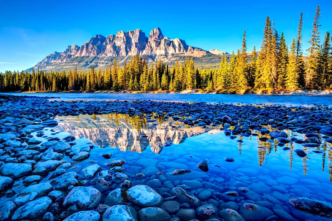 Национальный парк Банф Канада. Красивая картинка