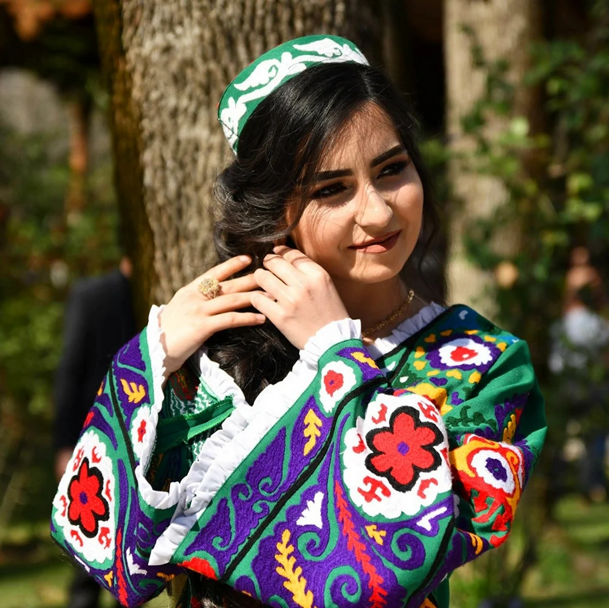 Навруз Таджикистан Душанбе. Красивая девушка