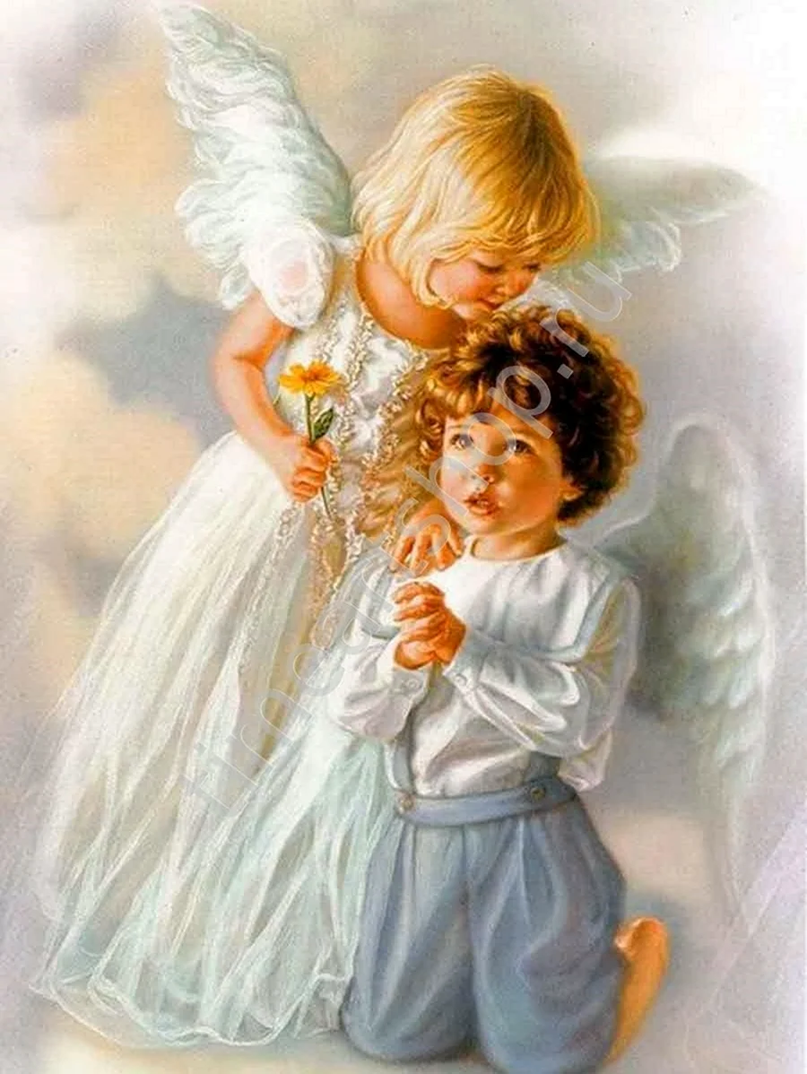Нэнси Ноэль картины дети ангелы. Красивая картинка