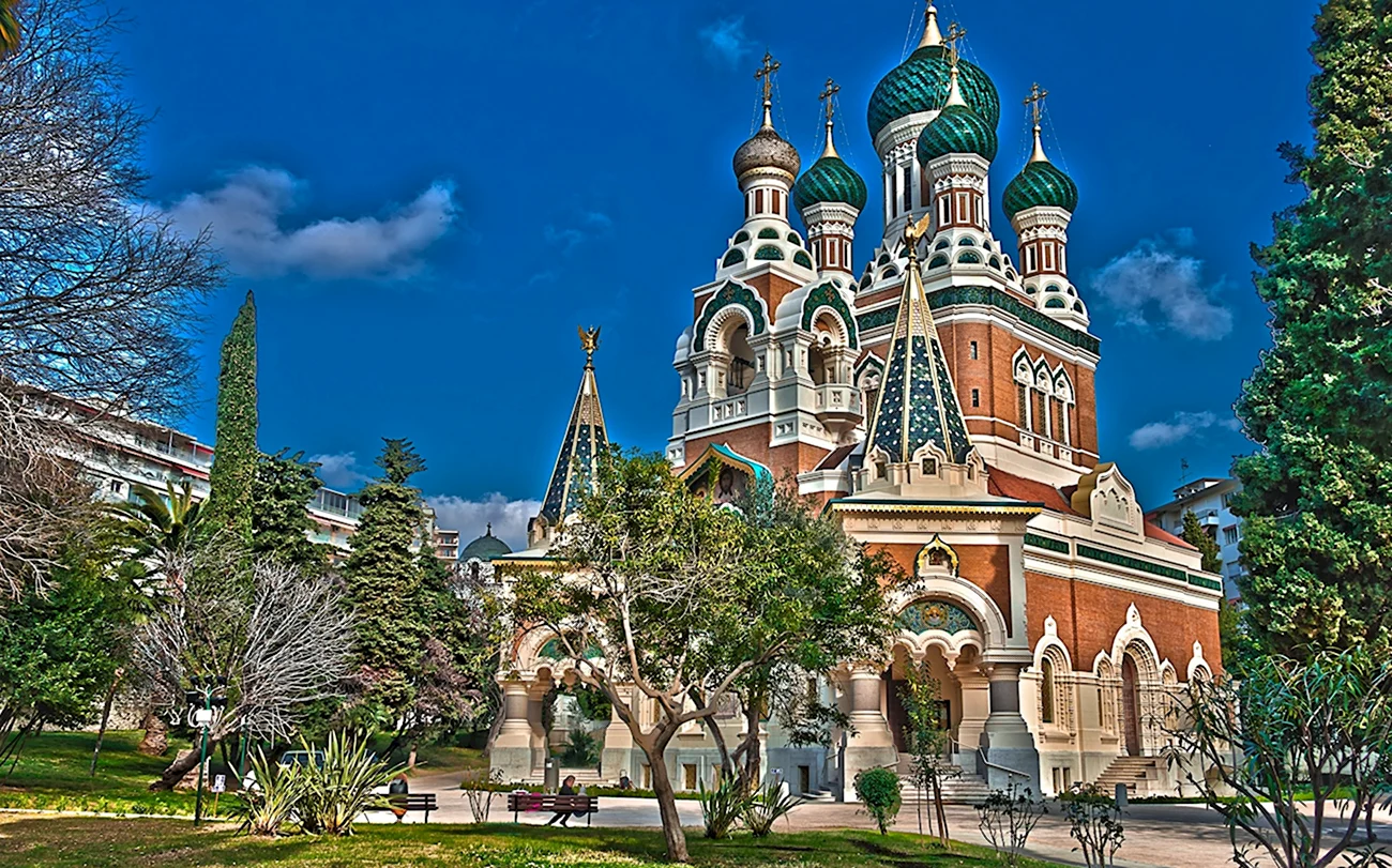Николаевский собор Ницца. Красивая картинка