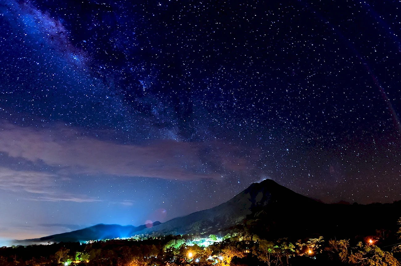 Ночное небо. Красивая картинка