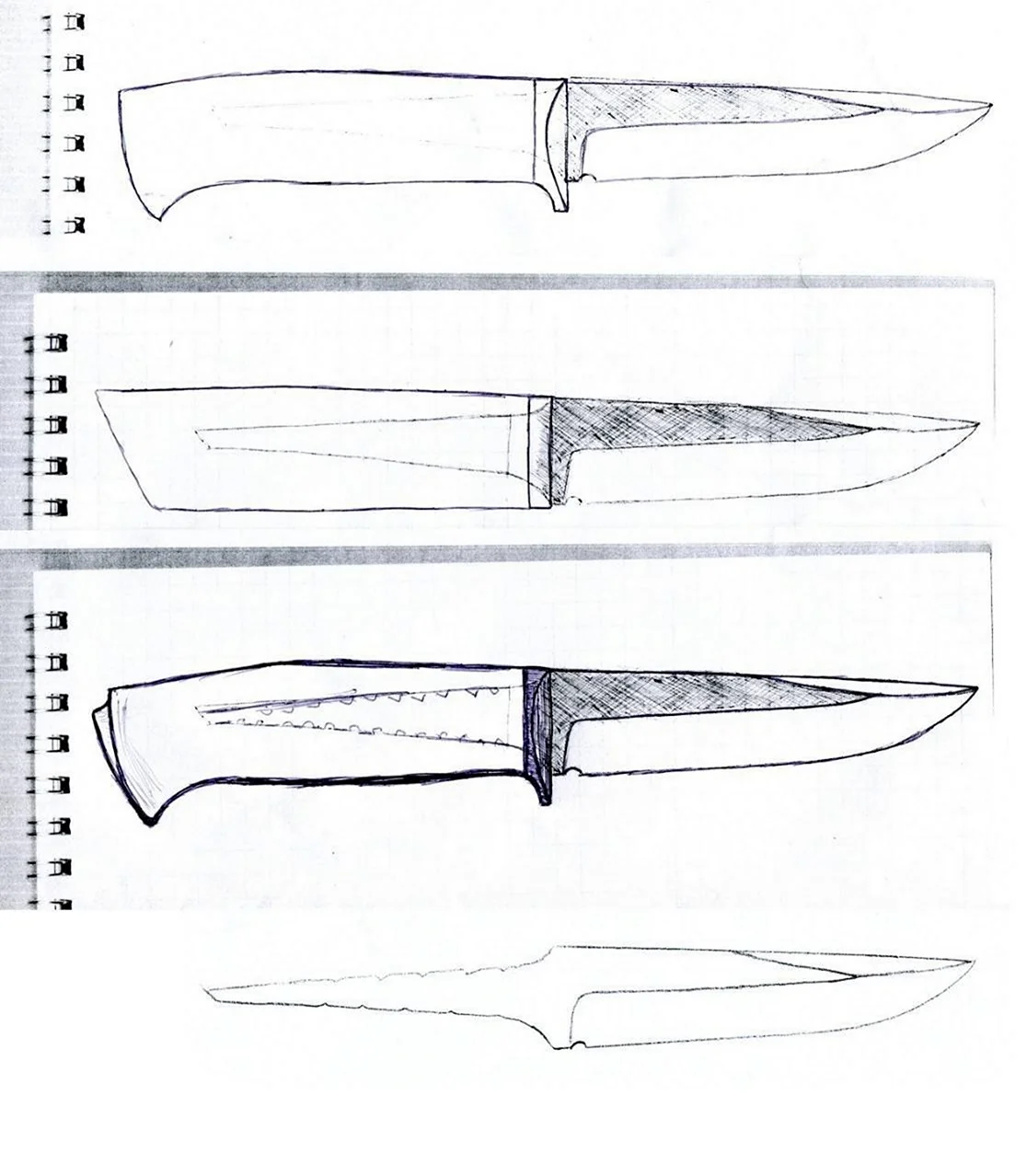 Нож Боуи чертеж. Для срисовки