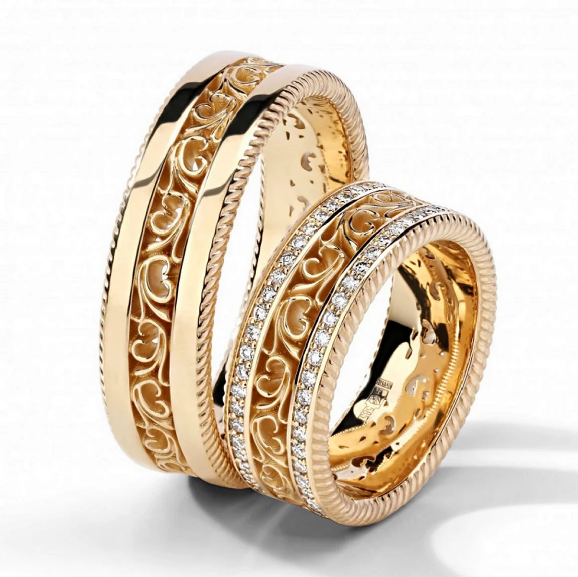 Обручальные кольца Версаче. Красивая картинка