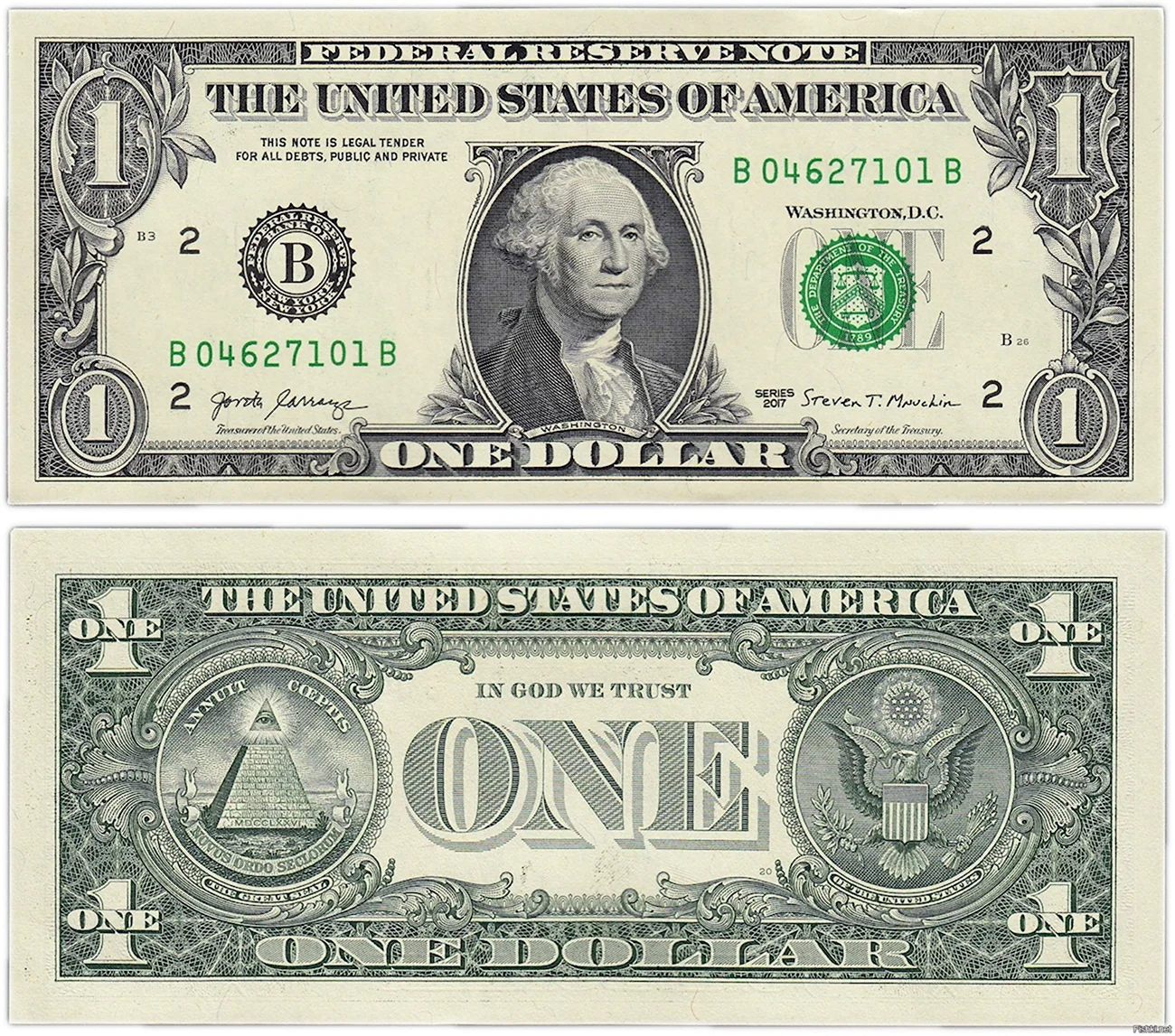 Один доллар. Картинка