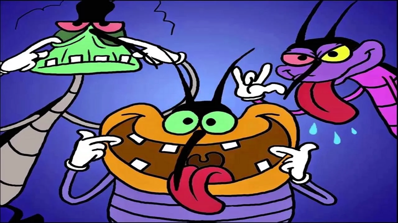 Огги и тараканы мультсериал. Картинка из мультфильма