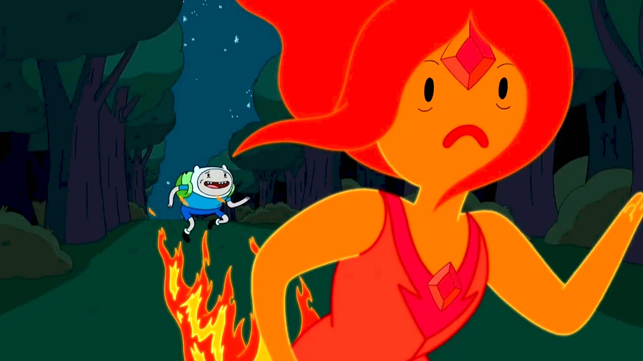 Огненная принцесса кадры. Картинка из мультфильма