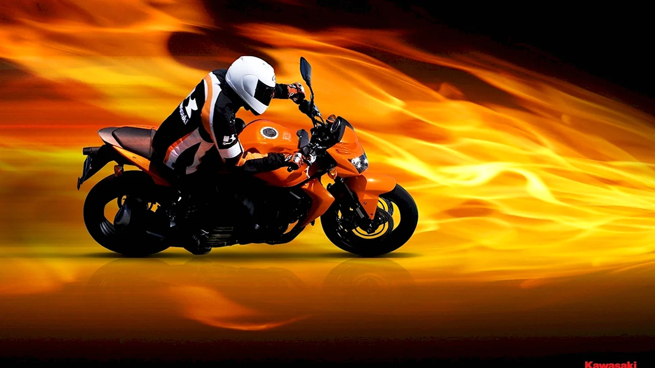 Огненный мотоцикл. Поздравление