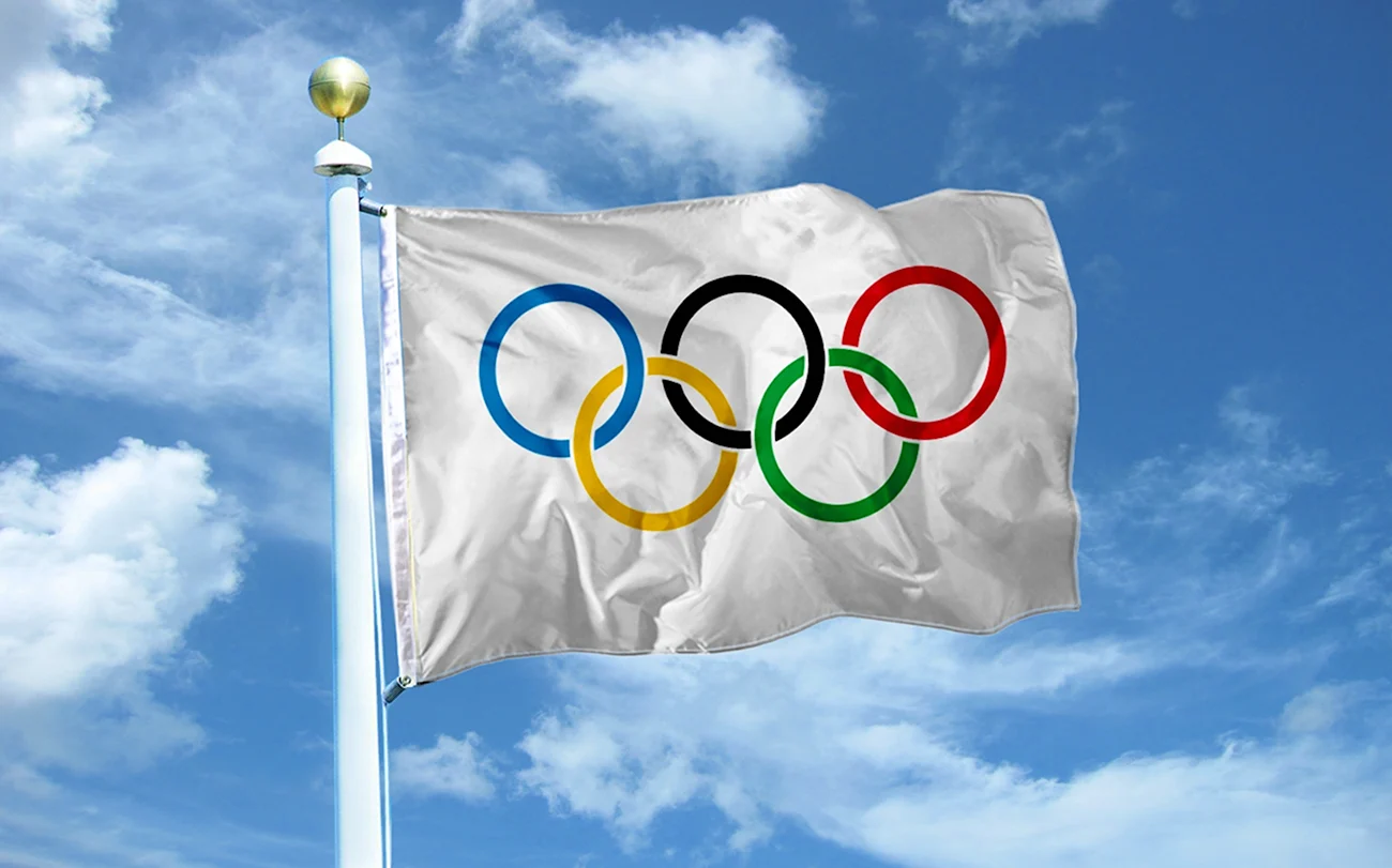 Олимпийский флаг Токио. Поздравление