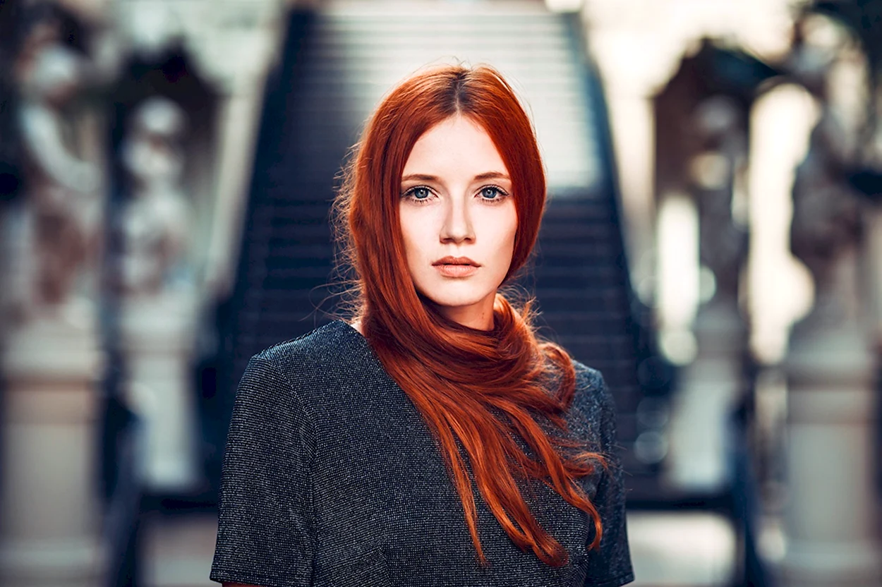 Оливия Винтер модель рыжая. Красивая девушка