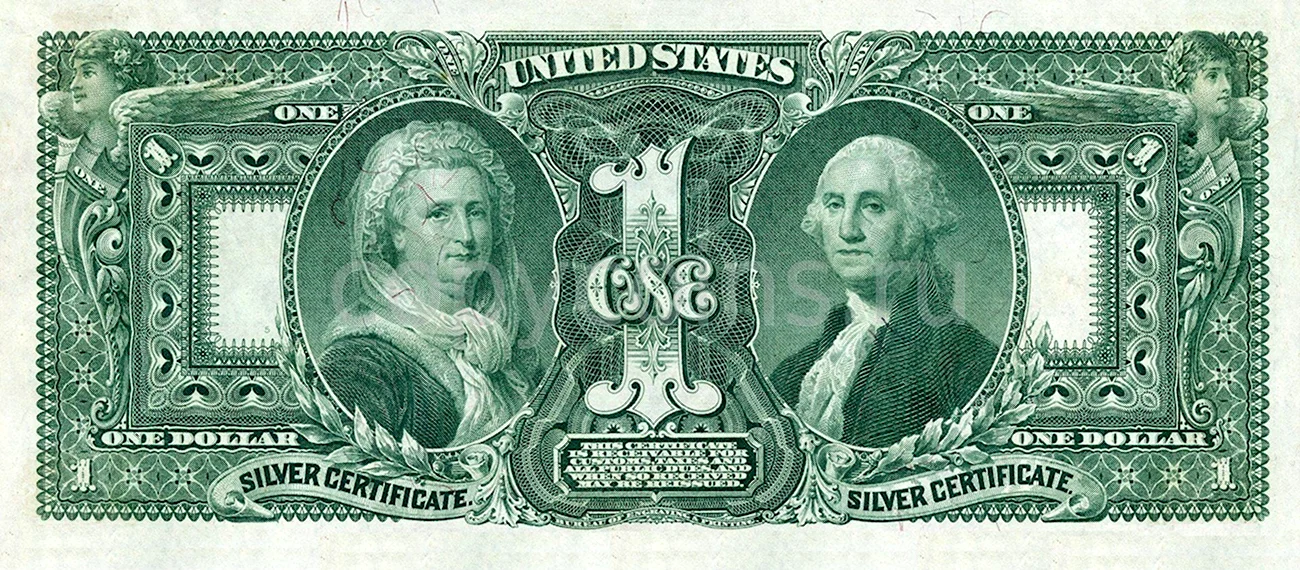 One Silver Dollar 1896. Картинка