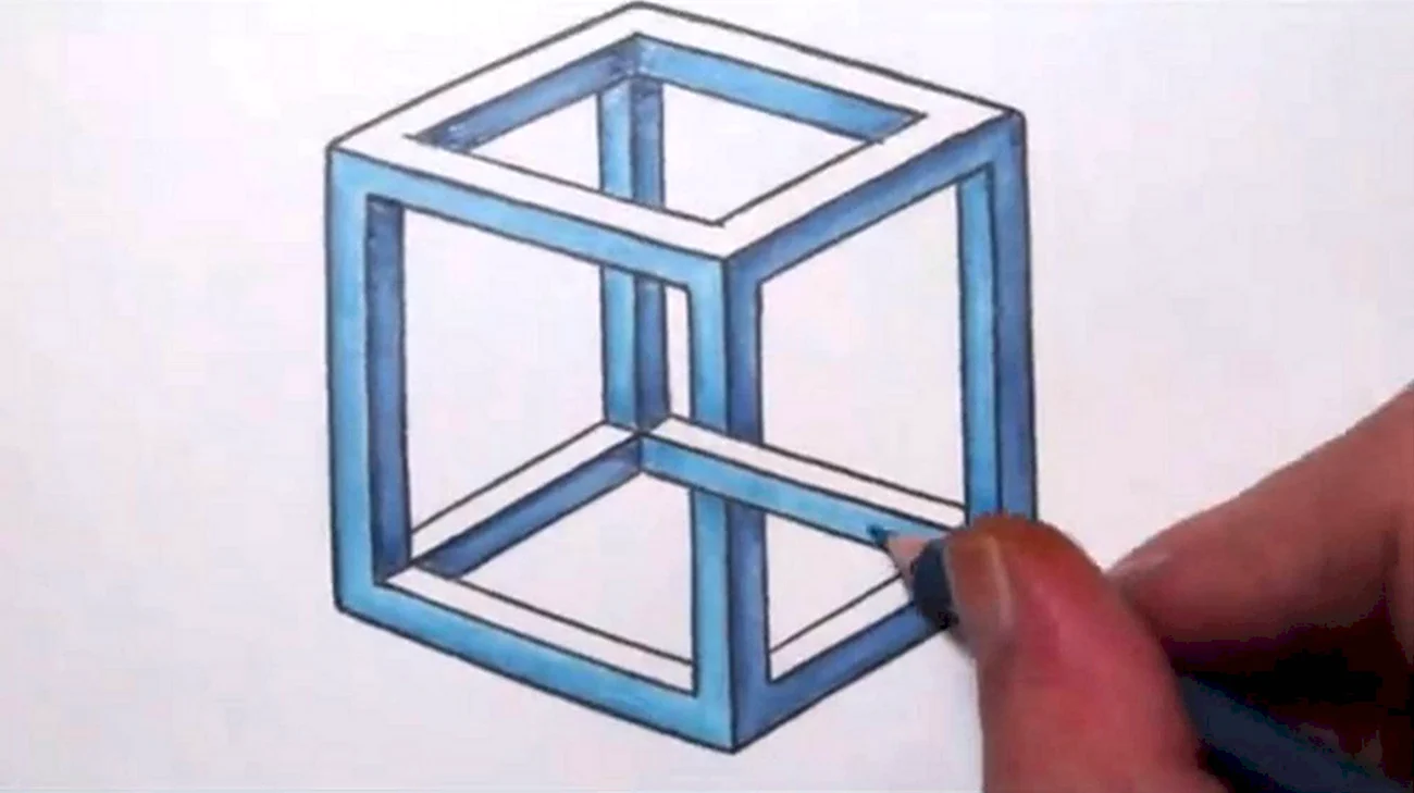 Оптические иллюзии карандашом. Для срисовки