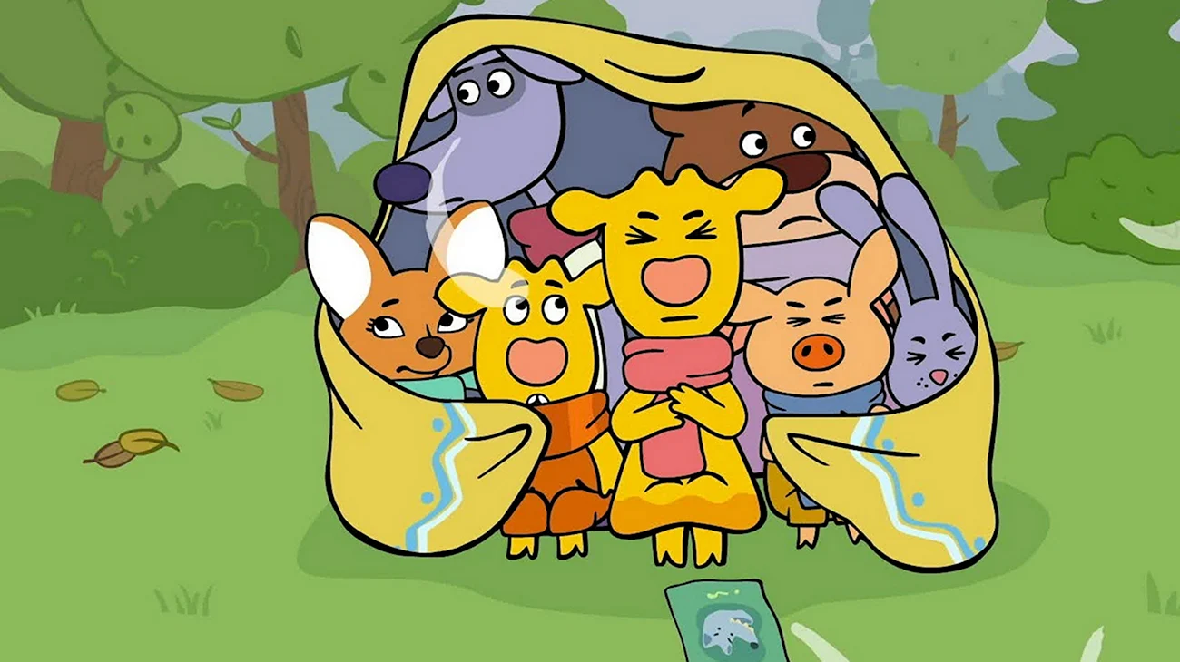 Оранжевая корова летний лагерь. Картинка из мультфильма